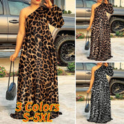 Women's fashion Leopard Print dress Ecstatic