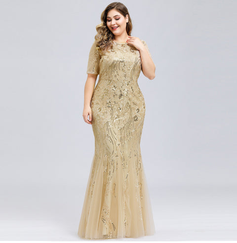 Sequined Fashion Evening Dress Ecstatic