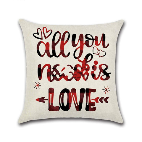 Valentines Day red pillowcase cushion cover Ecstatic