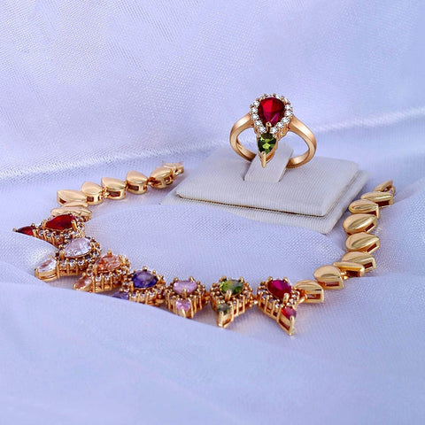 Multi-color jewelry set Ecstatic