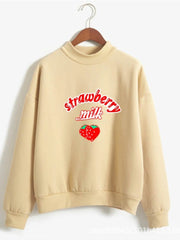 Strawberry crew neck sweatshirt Ecstatic