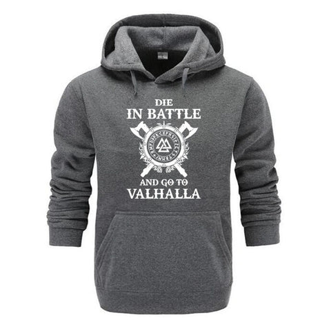 Vikings die in battle hoodie and crew-neck sweatshirt Ecstatic