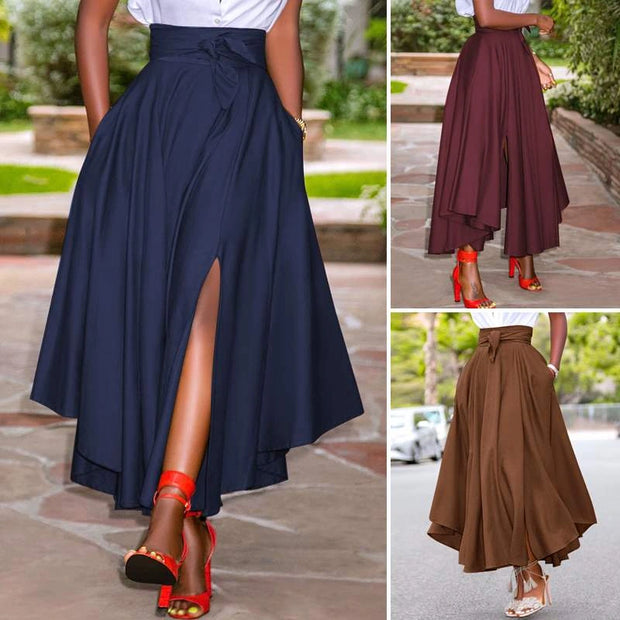 Vintage zipper long skirt Ecstatic