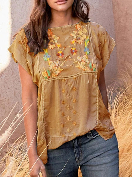 Women's embroidered shirt Ecstatic