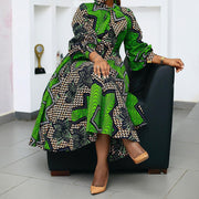 Printed African Women's Dress Ecstatic